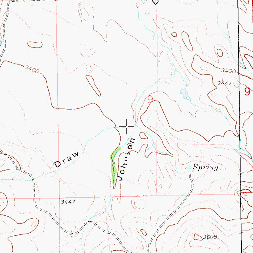 Topographic Map of Porcupine Draw, SD