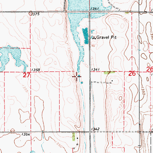 Topographic Map of Preachers Run, SD