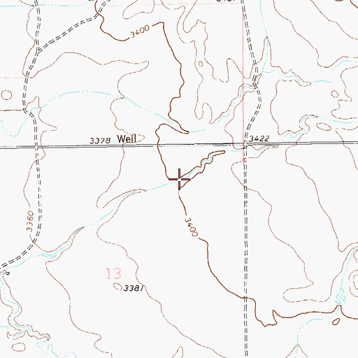 Topographic Map of Sawmill Gulch, SD