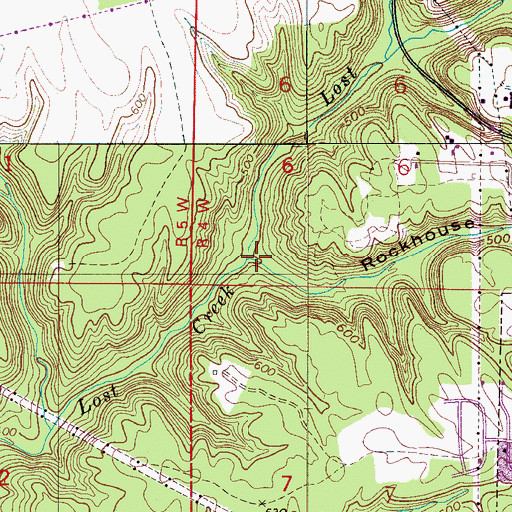 Topographic Map of Rockhouse Hollow, AL