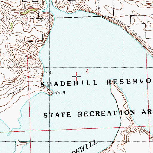 Topographic Map of South Fork Grand River, SD
