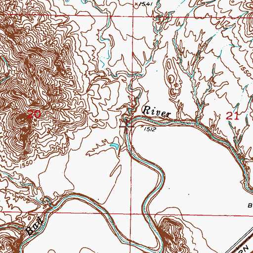 Topographic Map of Stranger Creek, SD