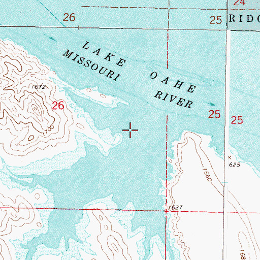 Topographic Map of Timber Creek, SD