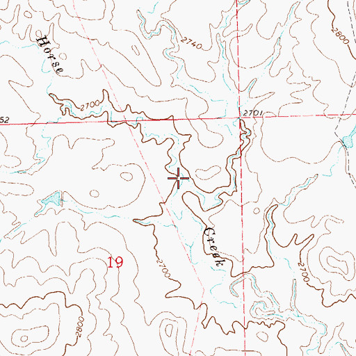 Topographic Map of Turtle Creek, SD