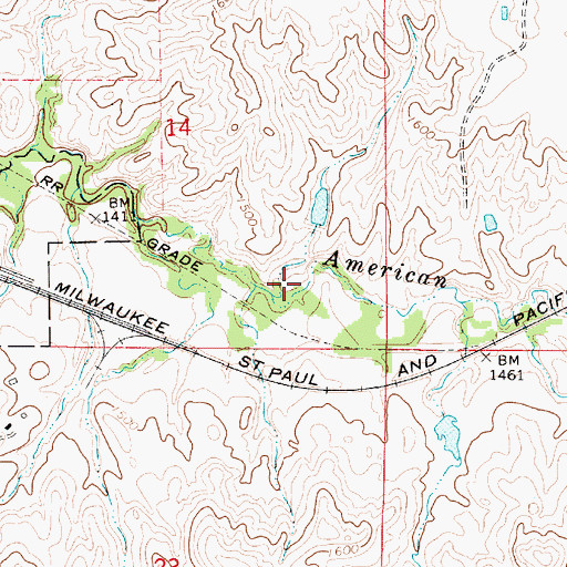 Topographic Map of Feltman Dam 1, SD
