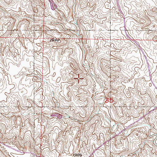 Topographic Map of Thorstensen 3 Dam, SD