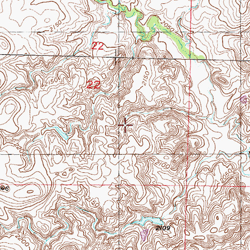 Topographic Map of Thorstensen 1 Dam, SD