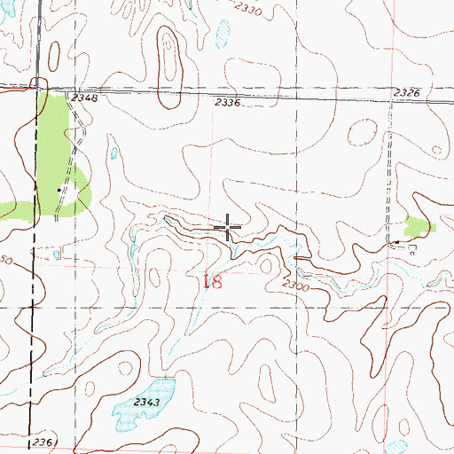 Topographic Map of G and J Heck Number 2 Dam, SD