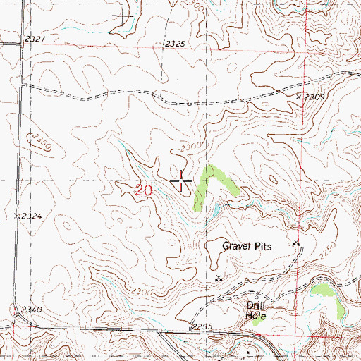 Topographic Map of Rock Cowan Number 4 Dam, SD