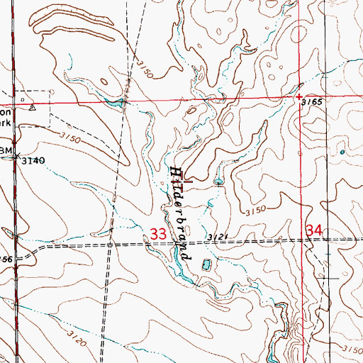 Topographic Map of Delzer Number 2 Dam, SD