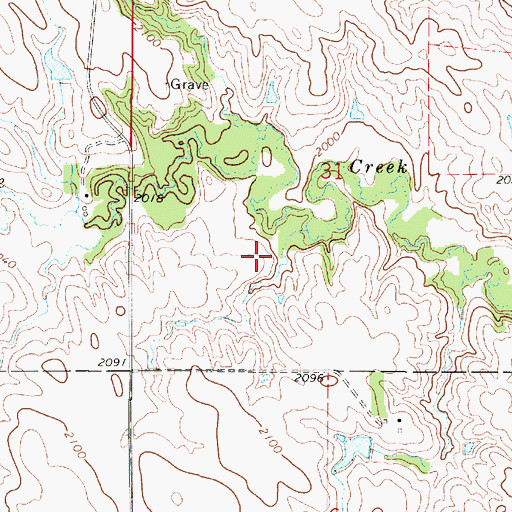Topographic Map of Oakley Eide Number 3 Dam, SD