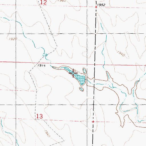 Topographic Map of Zorc Brothers Number 3 Dam, SD