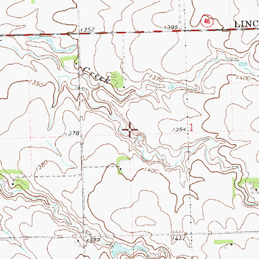 Topographic Map of Stewart Dam, SD