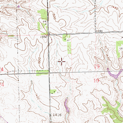 Topographic Map of Nordstrom Dam, SD