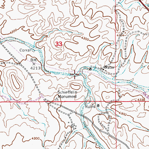 Topographic Map of Tombstone Gulch, AZ