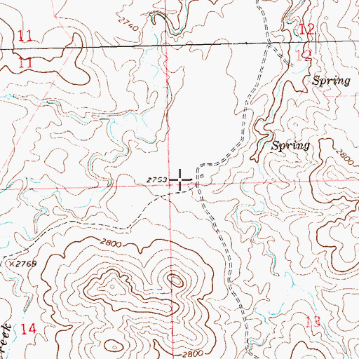 Topographic Map of M Thybo Ranch, SD