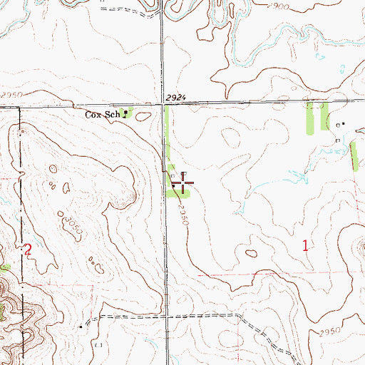 Topographic Map of M Feist Ranch, SD