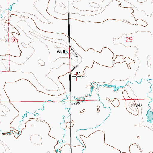 Topographic Map of Mallula State Game Production Area, SD