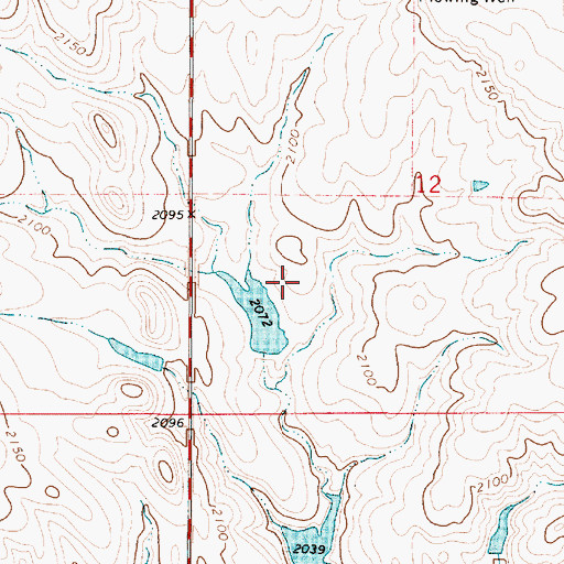 Topographic Map of M Oehlerking Dam, SD