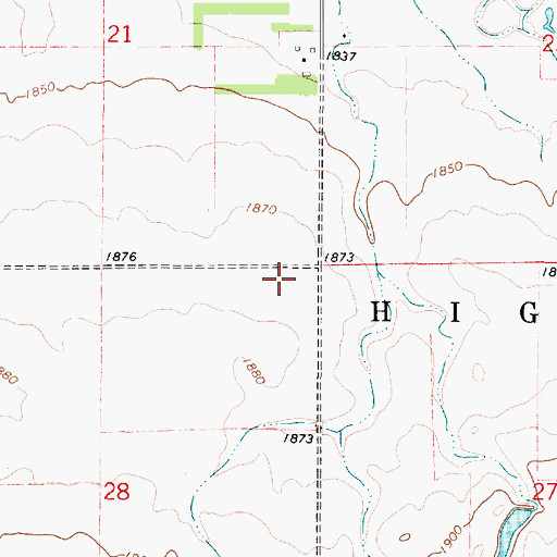 Topographic Map of L Stephenson Dam, SD