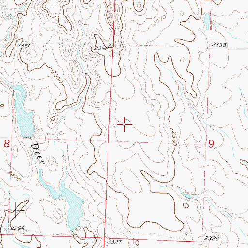 Topographic Map of Nelder Ebert Number 2 Dam, SD