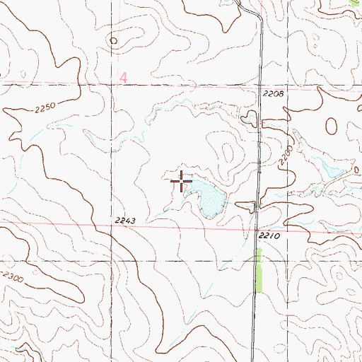 Topographic Map of R Hepper Dam, SD