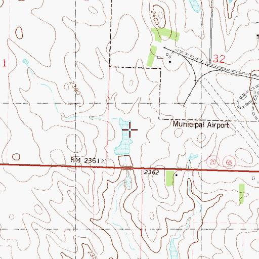 Topographic Map of G Boldt Dam, SD