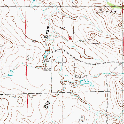 Topographic Map of Samuelson Brothers Number 1 Dam, SD