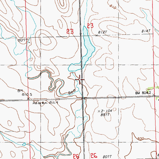 Topographic Map of L Ingalls Number 1 Dam, SD