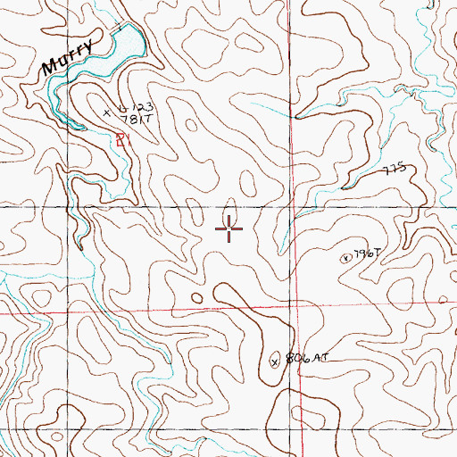 Topographic Map of D Timmons Dam, SD