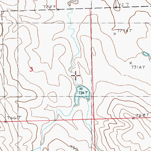 Topographic Map of E Mooney Dam, SD