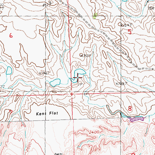 Topographic Map of McCasland and Schiller Number 1 Dam, SD