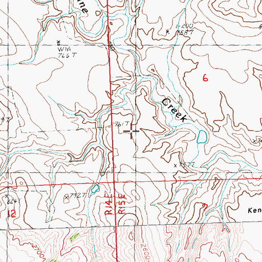 Topographic Map of McCasland and Schiller Number 3 Dam, SD