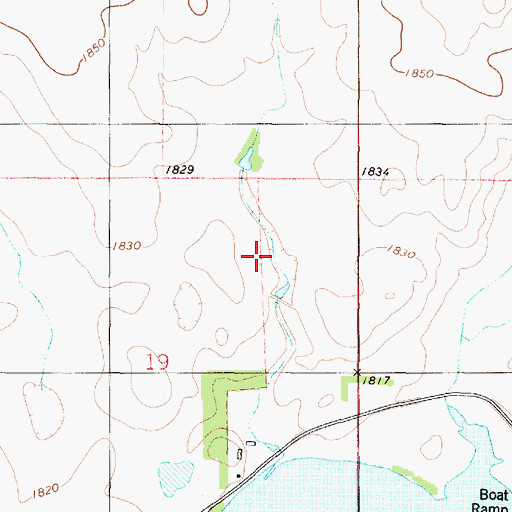 Topographic Map of R Mundt Dam, SD