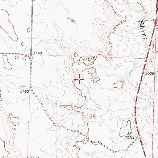Topographic Map of David Jones Dam, SD