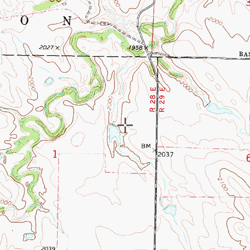 Topographic Map of Iversen Number 5 Dam, SD