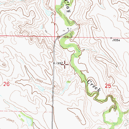 Topographic Map of Iversen Number 4 Dam, SD