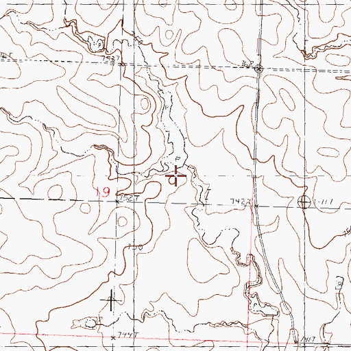 Topographic Map of O Drageset Number 3 Dam, SD
