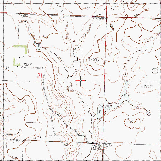 Topographic Map of R Bierman Number 2 Dam, SD