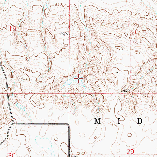 Topographic Map of R Paine Dam, SD