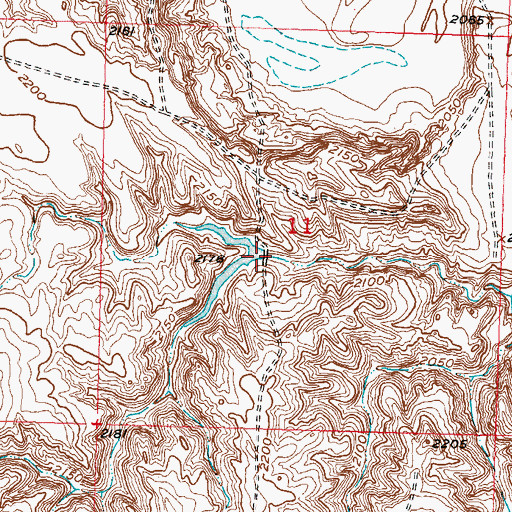 Topographic Map of Tribe Number 4 Dam, SD