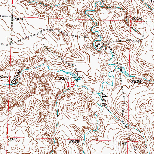 Topographic Map of Mraz Brothers Dam, SD