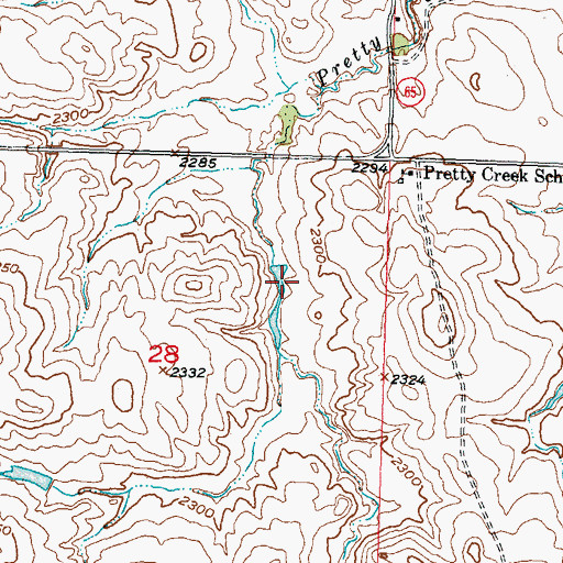 Topographic Map of B Silverman Dam, SD