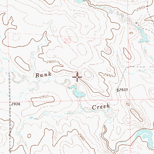 Topographic Map of Nygaard Duckpond Dam, SD