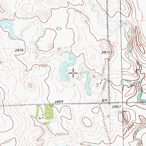 Topographic Map of Hafner Ducklake Dam, SD