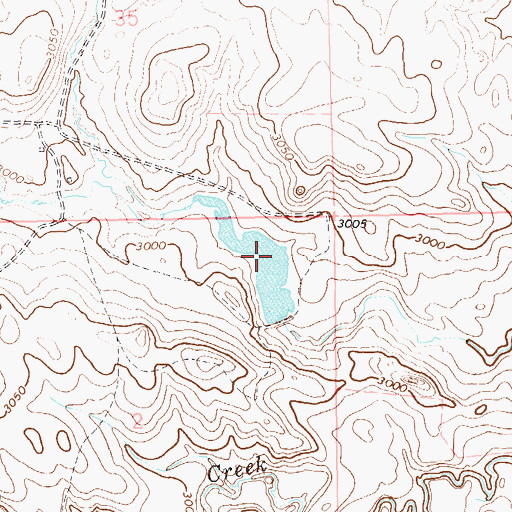 Topographic Map of Largis Dam, SD