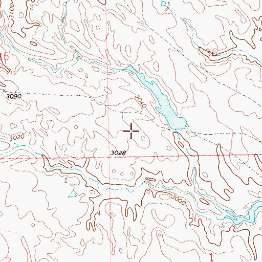 Topographic Map of Niemi Number 2 Dam, SD