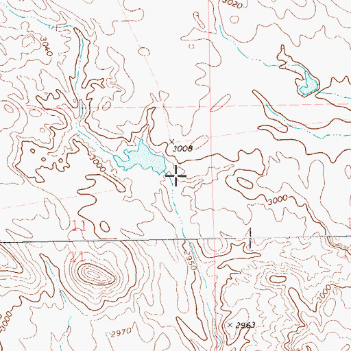Topographic Map of Niemi Number 3 Dam, SD