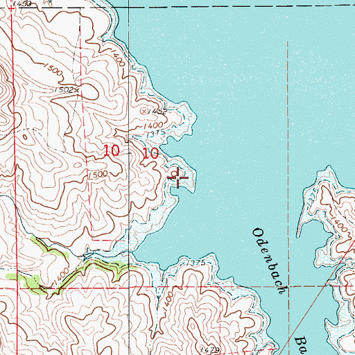 Topographic Map of Porter Landing (historical), SD