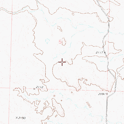 Topographic Map of John Johnson Dam, SD